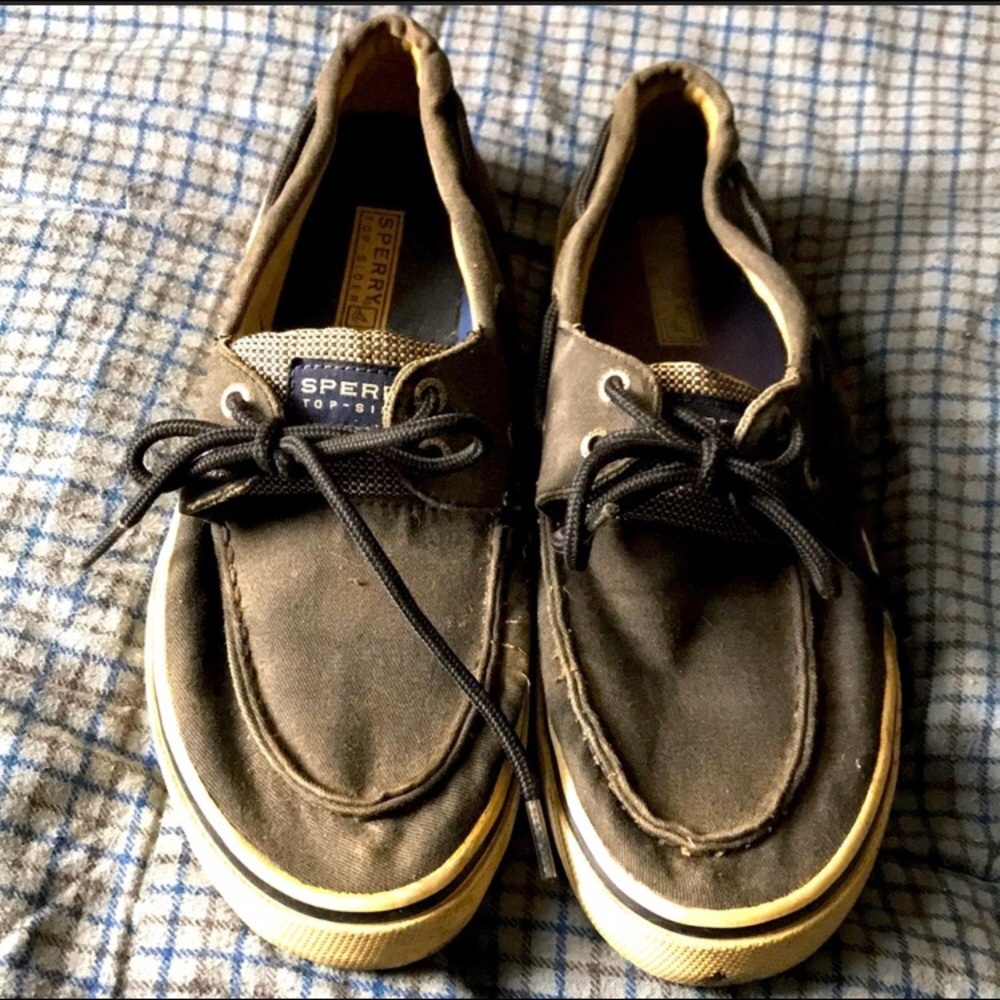 Sperry’s Top-Siders Mens, BLK/WHT